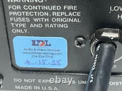 Amplificateur de puissance Carver PM 2.0t Pro 2 canaux / Mono récemment entretenu