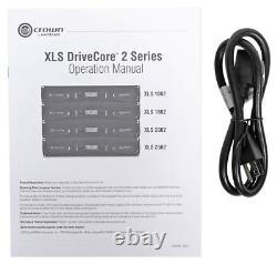 Amplificateur de puissance DJ/PA Crown Pro XLS2502 XLS 2502 2400 Watts avec DSP + Façade