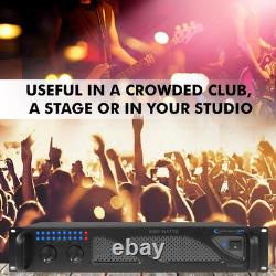 Amplificateur de puissance DJ professionnel 3000 Watts 2U 2 canaux avec double vitesse de refroidissement