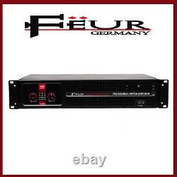 Amplificateur de puissance FEUR 2 canaux 4-8 ohm Montage en rack de châssis Amplificateurs