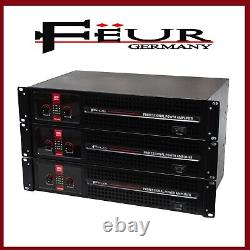 Amplificateur de puissance FEUR 2 canaux 4-8 ohm Montage en rack de châssis Amplificateurs