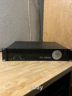 Amplificateur de puissance Peavey PV 2600 à 2 canaux professionnel vintage en état de fonctionnement