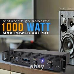 Amplificateur de puissance Pro Audio Pyle Bluetooth - 2000 watts, amplificateur audio professionnel à 2 canaux