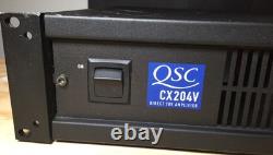 Amplificateur de puissance QSC CX204V 4 canaux 70V 200W avec montage en rack Pro AV