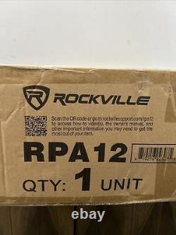 Amplificateur de puissance Rockville RPA12 5000 Watts crête / 1400w RMS 2 canaux Pro/DJ