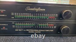 Amplificateur de puissance Soundcraftsmen RA5502 380 Watts Pro Vintage Audio Works Lire