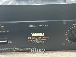 Amplificateur de puissance YAMAHA PC-1002 Série Professionnelle 380W Fabriqué au Japon Testé VTG Amplificateur de puissance YAMAHA PC-1002 Série Professionnelle 380W Fabriqué au Japon Testé VTG
