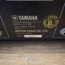 Amplificateur de puissance YAMAHA PC1002 Série Professionnelle ! Testé et Fonctionnel ! Vintage