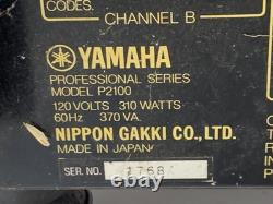 Amplificateur de puissance Yamaha P2100 Professional Series à son naturel (LIRE DESCRIPTION)