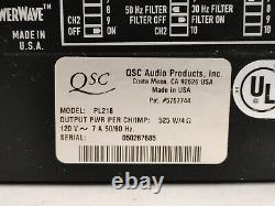 Amplificateur de puissance audio professionnel QSC PL218 Powerlight 2 Series 1800W montable en rack