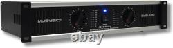 Amplificateur de puissance professionnel 2 canaux 4500 W pour composant audio domestique f