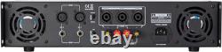 Amplificateur de puissance professionnel 500 W à 2 canaux pour PA et DJ avec entrées XLR/RCA