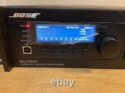 Amplificateur de puissance professionnel Bose Powermatch PM8500 POUR PIÈCES VENDUES TELLES QUELLES