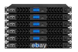 Amplificateur de puissance professionnel CVR Audio DSP-1504 NOIR 1500 Watts 4 canaux 8 Ohms