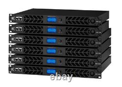 Amplificateur de puissance professionnel CVR Audio DSP-1504 NOIR 1500 Watts 4 canaux 8 Ohms