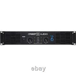 Amplificateur de puissance professionnel Crest Audio CA6 1500 W fabriqué aux États-Unis - montage en rack
