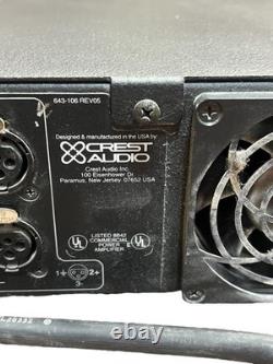 Amplificateur de puissance professionnel Crest Audio CA9 2 canaux amplificateur audio commercial