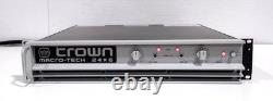 Amplificateur de puissance professionnel Crown 24 X 6 Macro-Tech 2 canaux testé en puissance