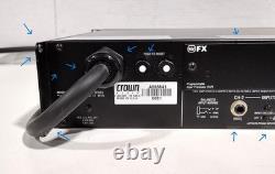Amplificateur de puissance professionnel Crown 24 X 6 Macro-Tech 2 canaux testé en puissance