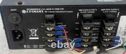 Amplificateur de puissance professionnel Crown 660A 6 canaux 100V 160-ohms montable en rack