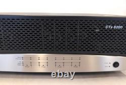 Amplificateur de puissance professionnel Crown CTS 8200 monté en rack 8 canaux avec câble d'alimentation