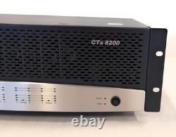 Amplificateur de puissance professionnel Crown CTS 8200 monté en rack 8 canaux avec câble d'alimentation