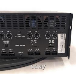 Amplificateur de puissance professionnel Crown CTS 8200 monté en rack 8 canaux avec câble d'alimentation