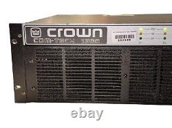 Amplificateur de puissance professionnel Crown Com-Tech 1600 en état de fonctionnement