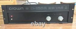 Amplificateur de puissance professionnel Crown D-150A Série II en état de marche