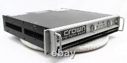 Amplificateur de puissance professionnel Crown Macro-Tech 2400 2 canaux 520 avec CH à 8 Ohms