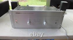 Amplificateur de puissance professionnel Crown Power Line Four pour audiophiles 165 W par canal, en état de fonctionnement VID Amplificateur de puissance professionnel Crown Power Line Four pour audiophiles 165 W par canal, en état de fonctionnement VID