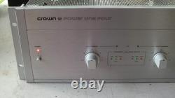 Amplificateur de puissance professionnel Crown Power Line Four pour audiophiles 165 W par canal, en état de fonctionnement VID