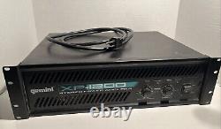 Amplificateur de puissance professionnel DJ/PA Gemini XP-1200 Son live RARE