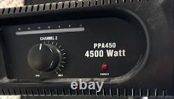 Amplificateur de puissance professionnel DJ Pyle Pro PPA450 4500 W 2 canaux non testé
