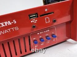 Amplificateur de puissance professionnel GLi Pro Modèle XPA-5 3000w Rouge