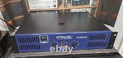 Amplificateur de puissance professionnel GTDaudio T-8500 avec commandes de niveau R/L