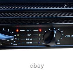 Amplificateur de puissance professionnel Gemini XGA-2000 2000 Watts Noir. Boîte ouverte