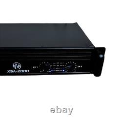 Amplificateur de puissance professionnel Gemini XGA-2000 2000 Watts Noir. Boîte ouverte