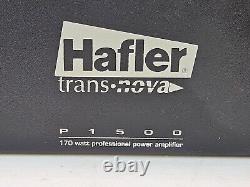 Amplificateur de puissance professionnel Hafler P1500 Trans-Nova - Démonstration vidéo