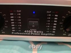 Amplificateur de puissance professionnel MUSYSIC 2 canaux 4500 W pour DJ Stereo RS 110 V