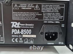 Amplificateur de puissance professionnel Mint Power Dynamics PA DJ PDA-B500 2 canaux 500W