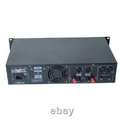 Amplificateur de puissance professionnel PA6400 montable en rack de 3200 watts pour groupe de musique et club.