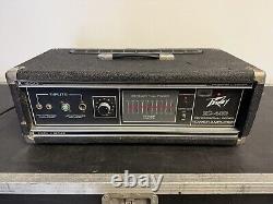 Amplificateur de puissance professionnel Peavey XC-400 Série Mark III de 1980 à canal unique