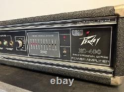 Amplificateur de puissance professionnel Peavey XC-400 Série Mark III de 1980 à canal unique