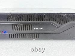 Amplificateur de puissance professionnel Phonic Max 1500 d’occasion, appareil seul, noir
