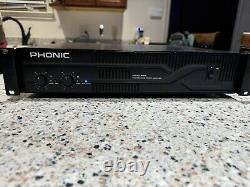 Amplificateur de puissance professionnel Phonic Max 1500 testé