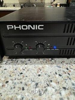 Amplificateur de puissance professionnel Phonic Max 1500 testé