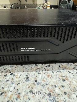 Amplificateur de puissance professionnel Phonic Max 1500 testé