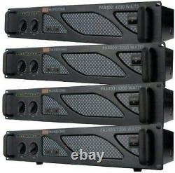 Amplificateur de puissance professionnel Pro PA6400 montable en rack 3200 Watts bande PA