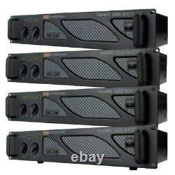 Amplificateur de puissance professionnel Pro PA6400 monté en rack 3200 Watts pour clubs de PA